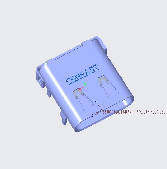 EAST-USF24B3M1130  TYPE C 3.1母头24P四脚前插后贴