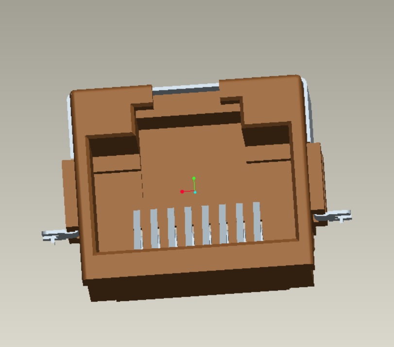 EAST-B011-80002-P RJ45 沉板板上H8.0开口向上无灯SMT